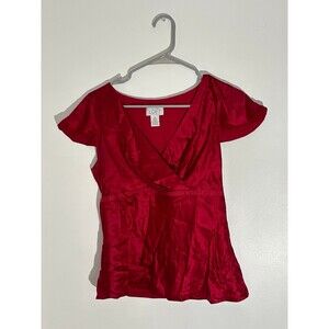 Ann Taylor Loft Red Top